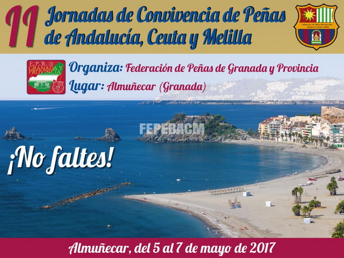 Almuñécar acoge la II Jornadas Convivencia de la Federación de Peñas Barcelonistas de Andalucía, Ceuta y Melilla 